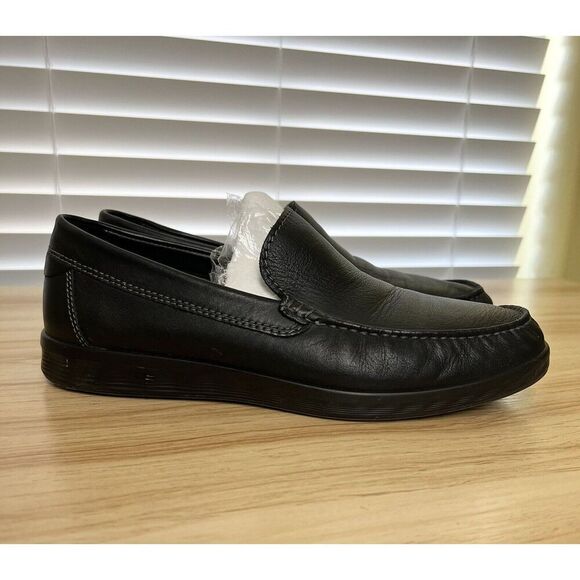 Ecco Other - ECCO Lite Moc Classic Shoes Men's Size EU 42/8-8.5 Loafers Black Leather